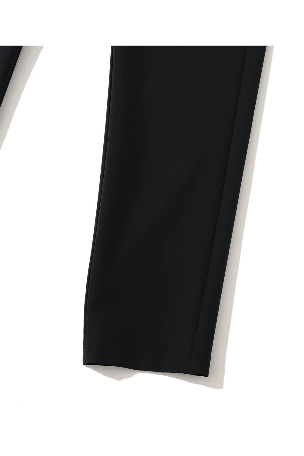 【26AW】 FRACTUR UTYLITY PANTS / ナイロンタフタ アイアンスカルプリント ストレッチロングパンツ (ブラック)