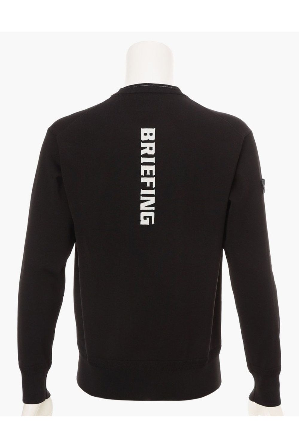 【26SS】 MEN'S WR CREWNECK KNIT / 超撥水糸 ブランドロゴジャカード クルーネックニット (ブラック)