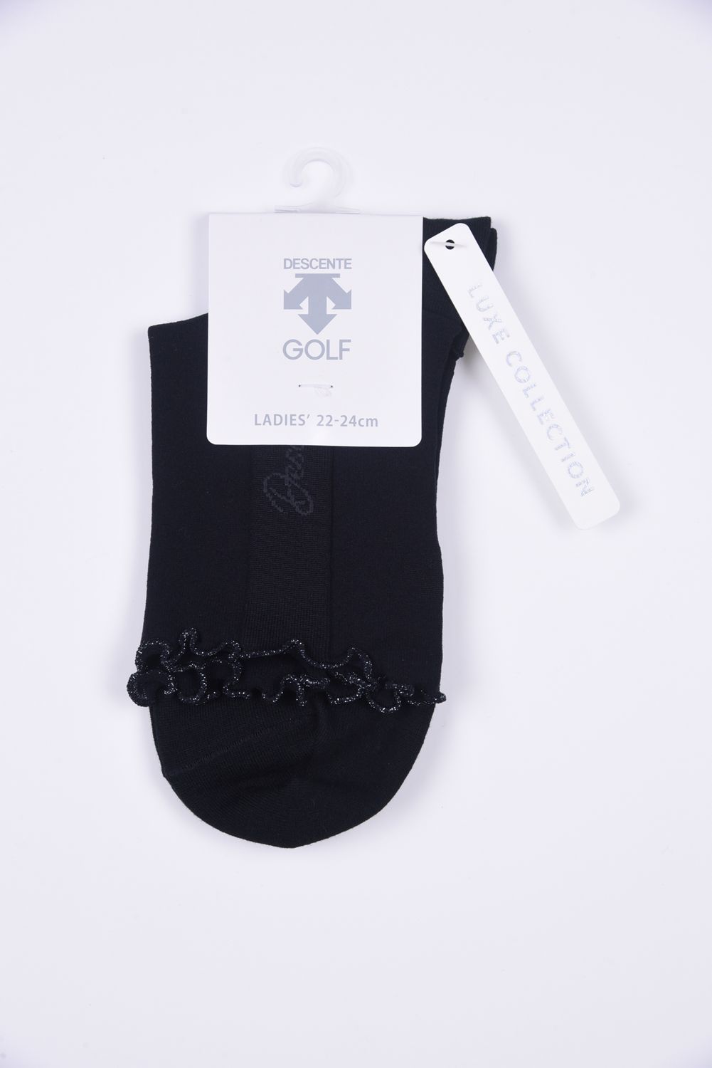 『LUXE COLLECTION』 ショート丈ソックス ブラック レディース