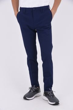 MENS SUMMER BASIC PANTS / ベーシック フルレングス ストレッチ サマー パンツ (ネイビー)