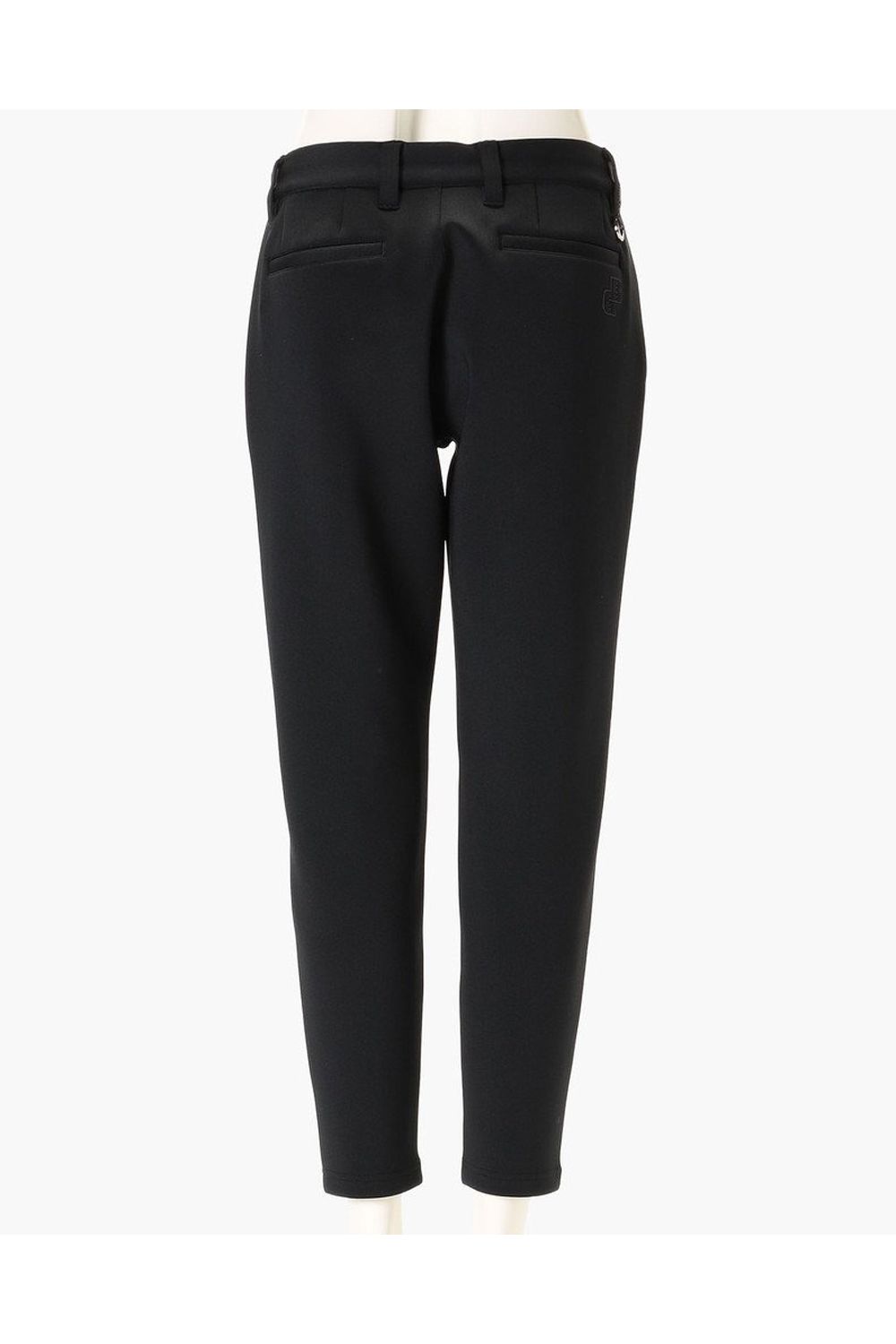 【26AW】【レディース】 WOMEN’S STITCHED 3D LOGO SLIM PANTS / ストレッチジャージ 3Dステッチロゴ スリムロングパンツ (ブラック)