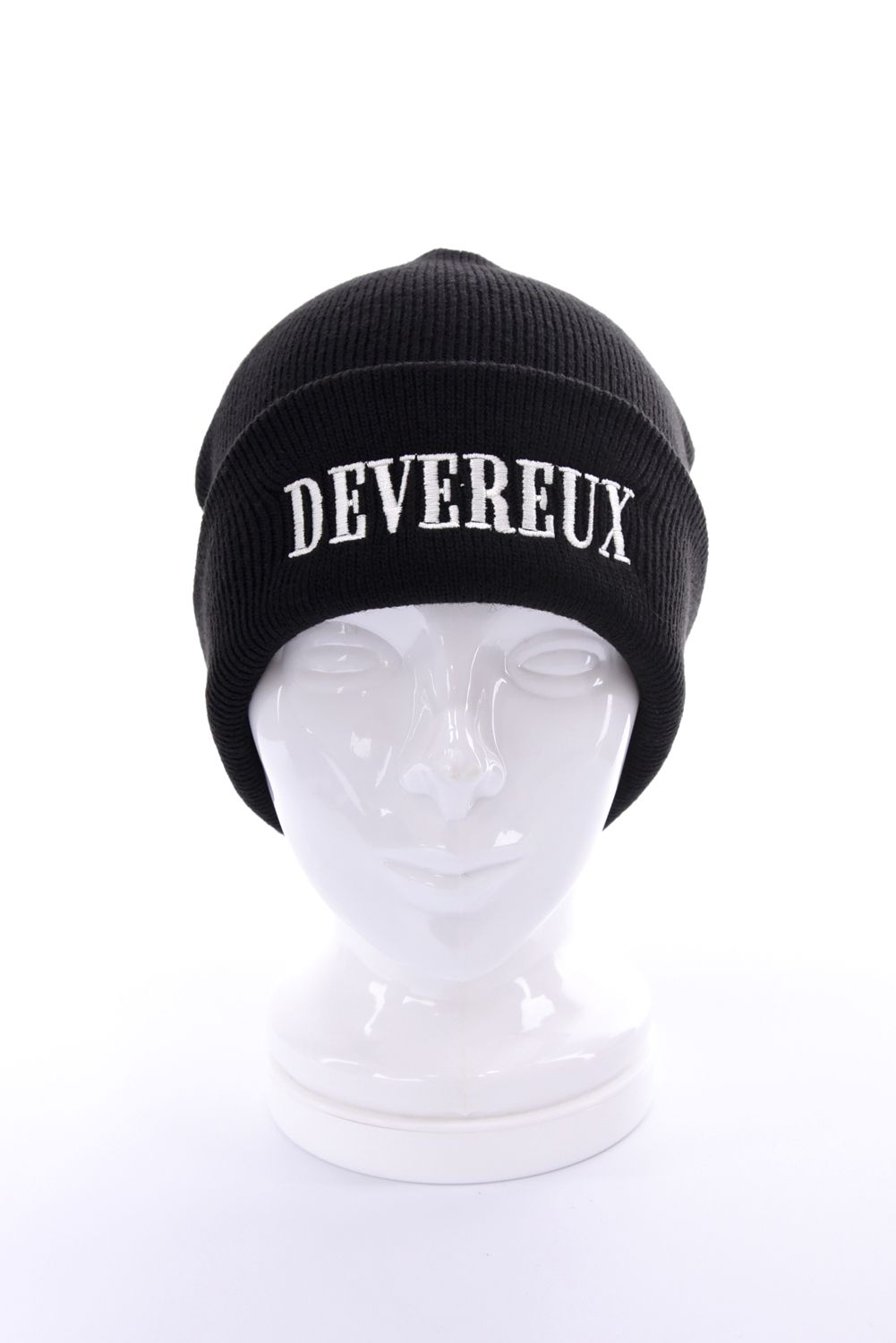 【26AW】 DVG LOGO BEANIE / ブランドロゴ刺繍 ニットビーニー (ブラック)