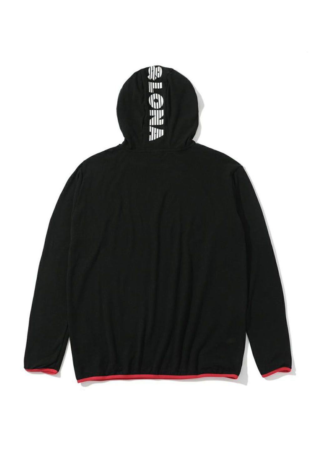 OPTIMUM FLEECE HOODED PULLOVER / ドロップショルダー ベアフリース フーデットパーカー (ブラック)