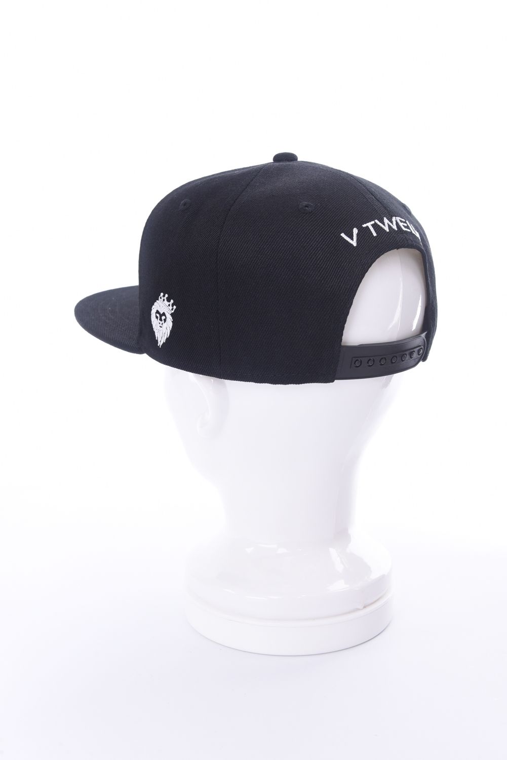 FLAT V12 CAP / アイコンロゴ キャップ ブラック