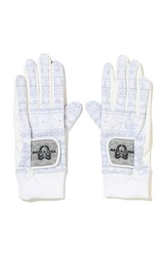 【26AW】 SCOTT WINTER GLOVES / フェアアイルパターン 防風素材 両手ゴルフグローブ (ホワイト)