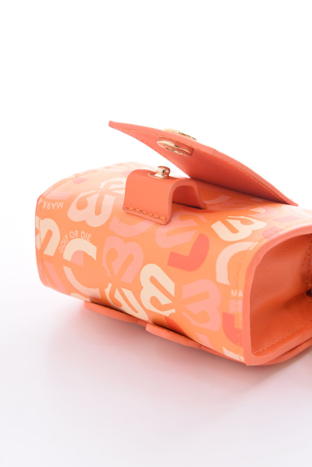 【26SS】 G.O.D UTILITY BALL CASE / シンセティックレザー 多機能ボールポーチ (オレンジ)