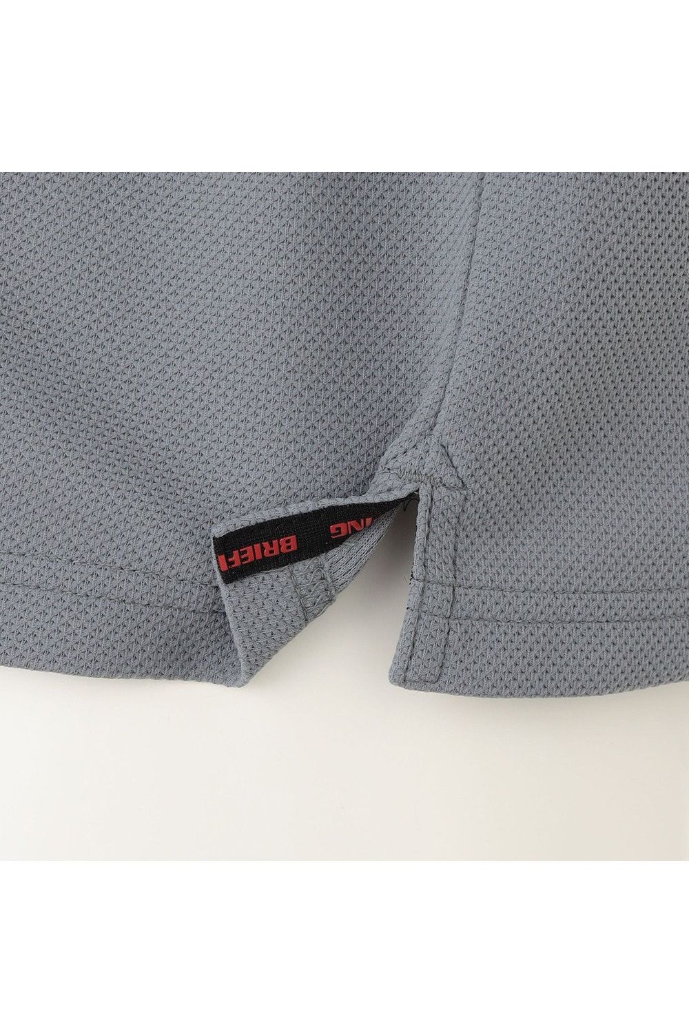 【26SS】 MEN'S LINE POLO RF / カノコ生地 ラインロゴテープ リラックスフィット ポロシャツ (グレー)