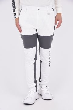 SYNAPCE QUILTED HYBRID TAPERED PANTS / キルティング ハイブリッド パンツ (ホワイト)