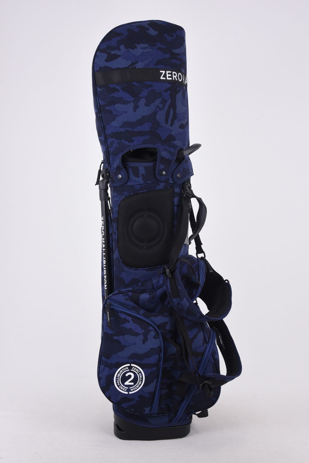【銀行振込・代金引換不可】【返品・交換不可】【1000Dコーデュラナイロン】Stand Bag ZHG-CB1 / スタンドタイプ キャディバッグ ネイビーカモ