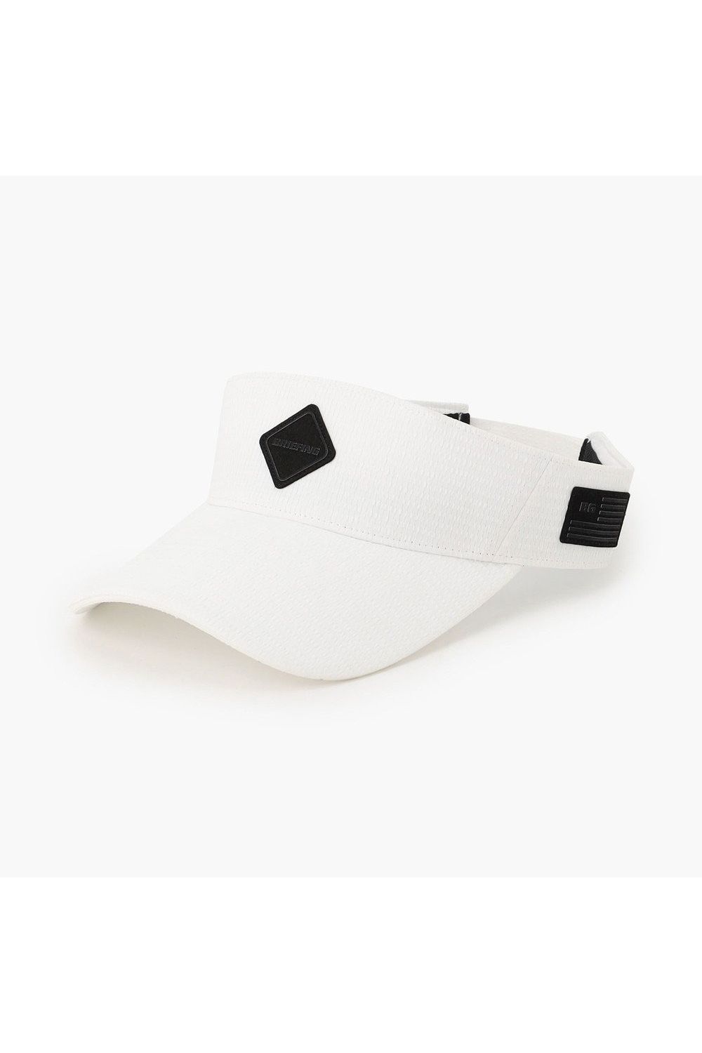 【26SS】 MEN’S SEERSUCKER VISOR / シアサッカー ダイヤモンドロゴ サンバイザー (ホワイト)