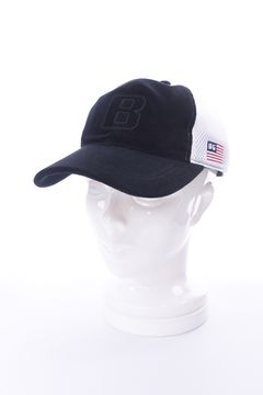 MEN’S PILE INITIAL MESH CAP / イニシャル メッシュ キャップ (ブラック)