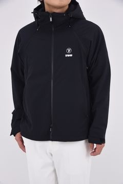 【25AW】 OCTA DETACHABLE 2WAY BLOUSON / 撥水ストレッチナイロン 2WAYジップアップブルゾン (ブラック/グレー)