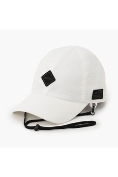【26SS】【レディース】 WOMEN’S SEERSUCKER CORD STRAP CAP / シアサッカー コードストラップ付き キャップ (ホワイト)