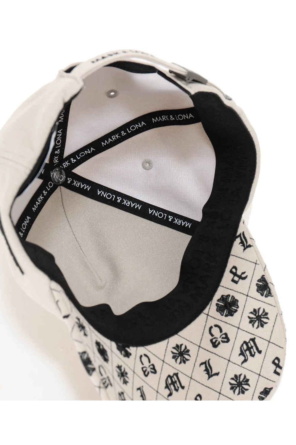 【26AW】 OBLIVION JACQUARD CAP / 3Dブランドロゴ モノグラムパターン刺繍 ベースボールキャップ (シルバーグレー)