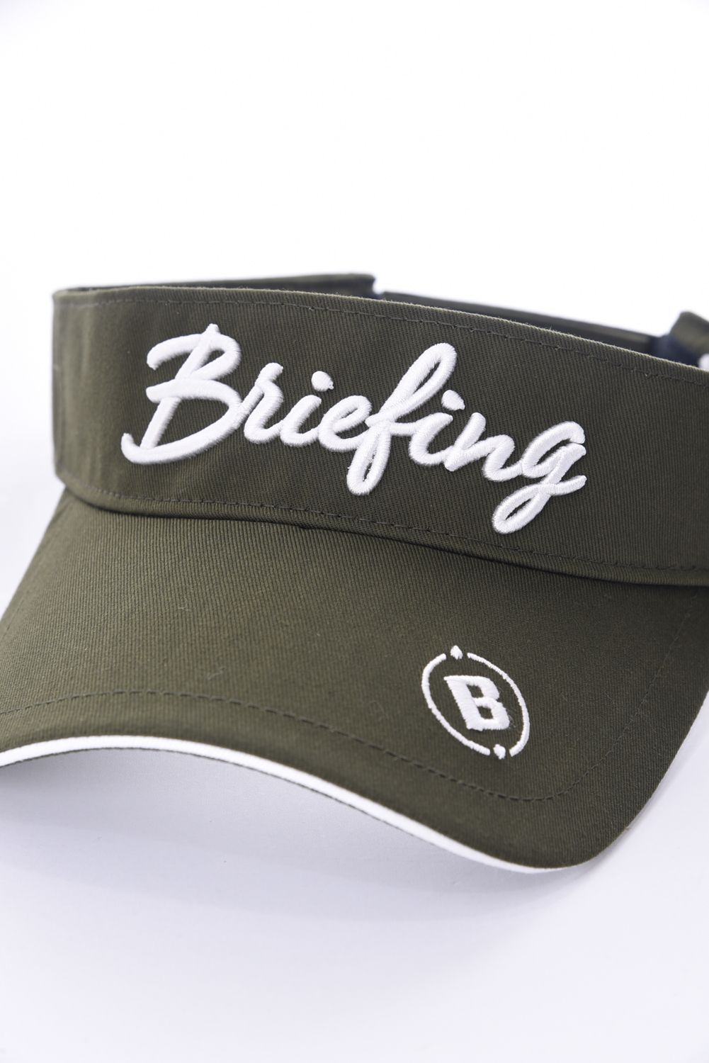 【レディース】WOMENS BASIC VISOR / ロゴ刺繍 ベーシック サンバイザー (オリーブ)