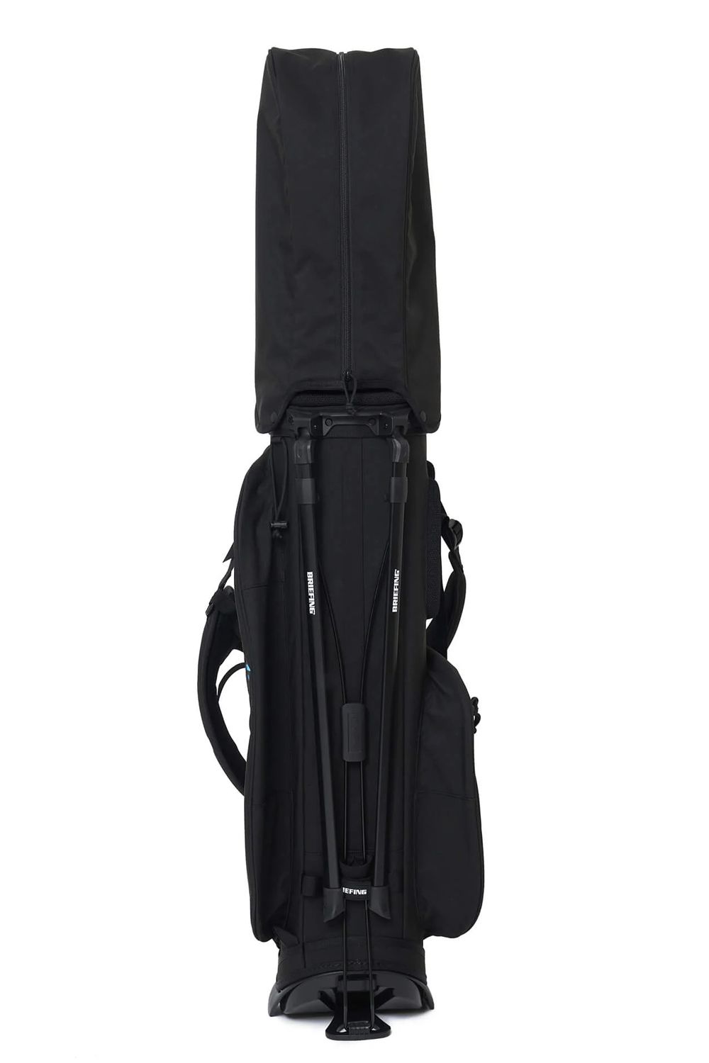 【銀行振込・代金引換不可】【返品・交換不可】 BG12 CADDY / BRIEFINGコラボ ブランドロゴ刺繍 スタンドタイプ キャディバッグ (ブラック)