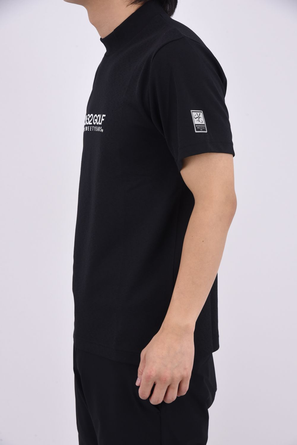 【26SS】 COOL DRY MOCK / クールドライ モックネックTシャツ (ブラック)
