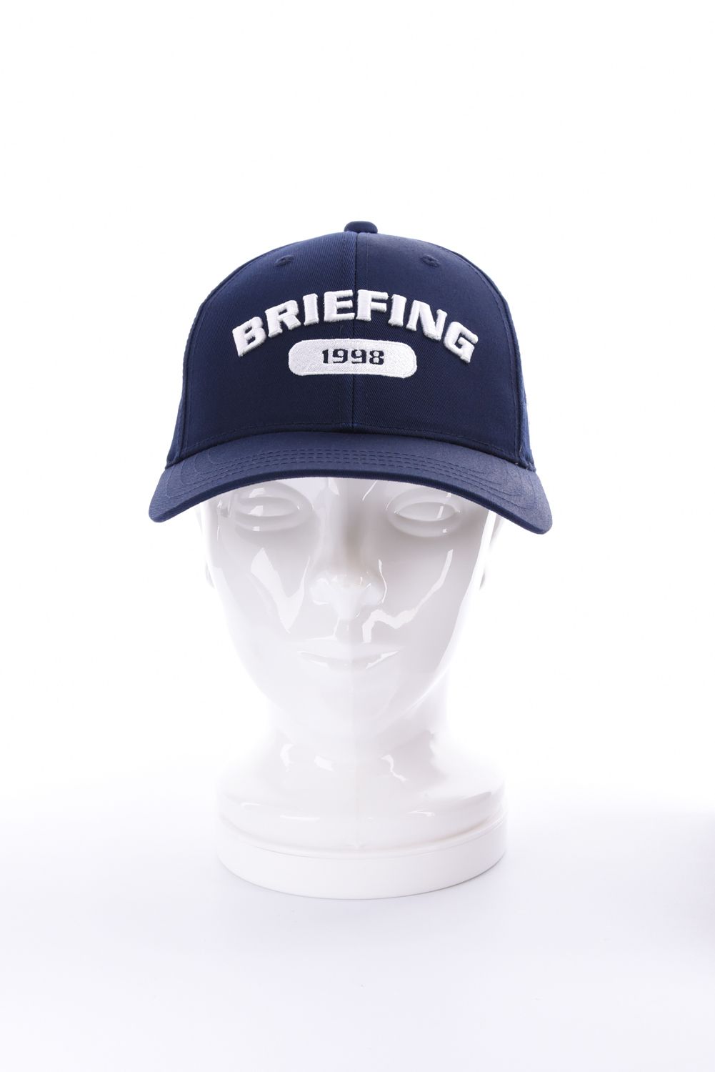 【26AW】 MEN’S COLLEGE LOGO CAP / カレッジロゴ刺繍 キャップ (ネイビー)
