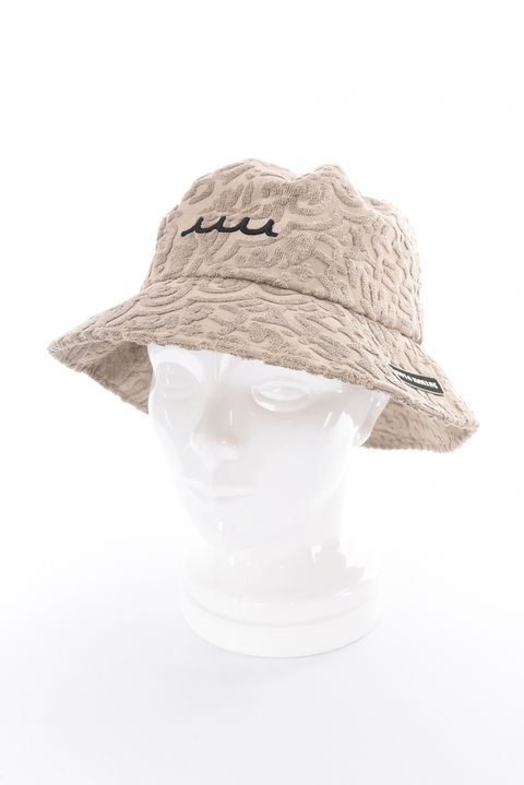 【26SS】 LINE ART PILE BUCKET HAT / パイル生地 ラインアート バケットハット (ベージュ)