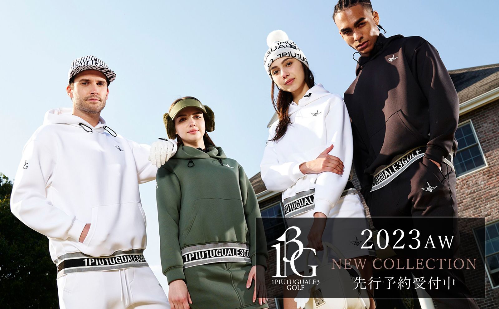 1PIU1UGUALE3 GOLF - 2023 AW COLLECTION(先行予約受付中) | GOSSIP GOLF