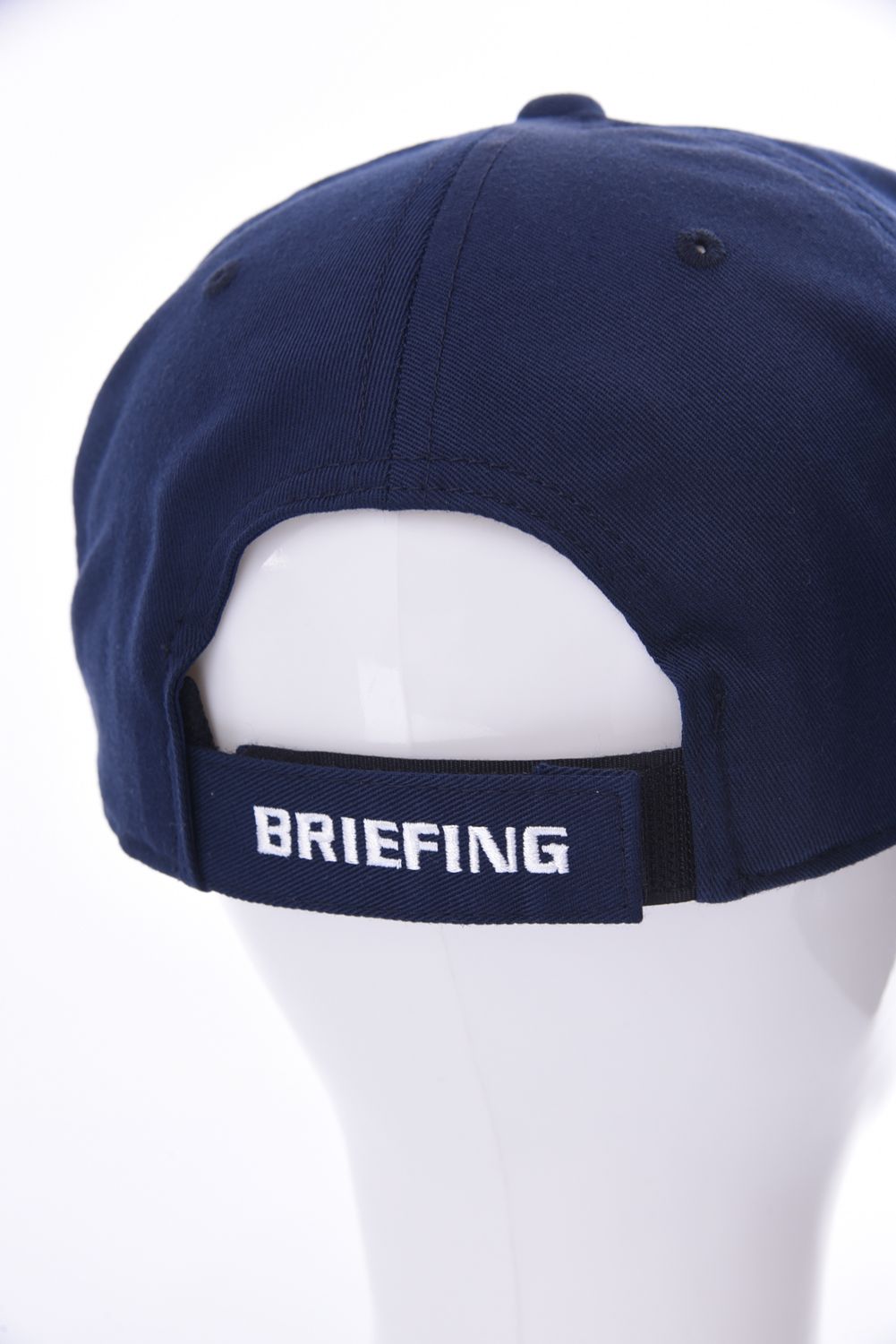 MENS BASIC FLAT VISOR CAP / ブランドロゴ ベーシック フラットキャップ (ネイビー)