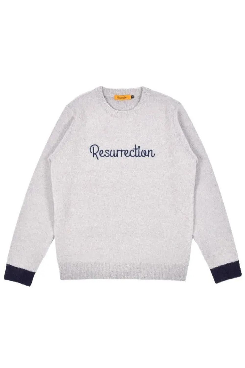 【26AW】【レディース】 ACCENT BOUCLE KNIT / アクセントリブ ブークレニット (グレー)*