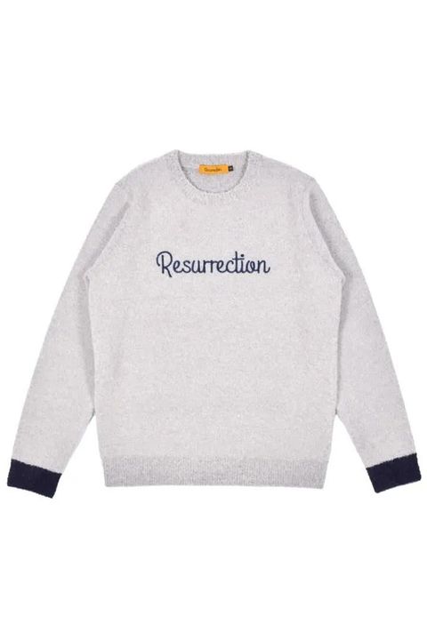 【26AW】【レディース】 ACCENT BOUCLE KNIT / アクセントリブ ブークレニット (グレー)*