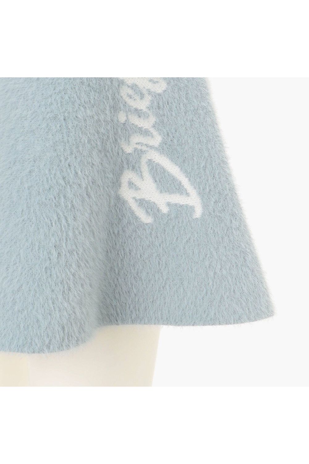 【26AW】【レディース】 WOMEN’S SHAGGY KNIT FLARE SKIRT / フレアシルエット シャギーニットスカート (サックス)
