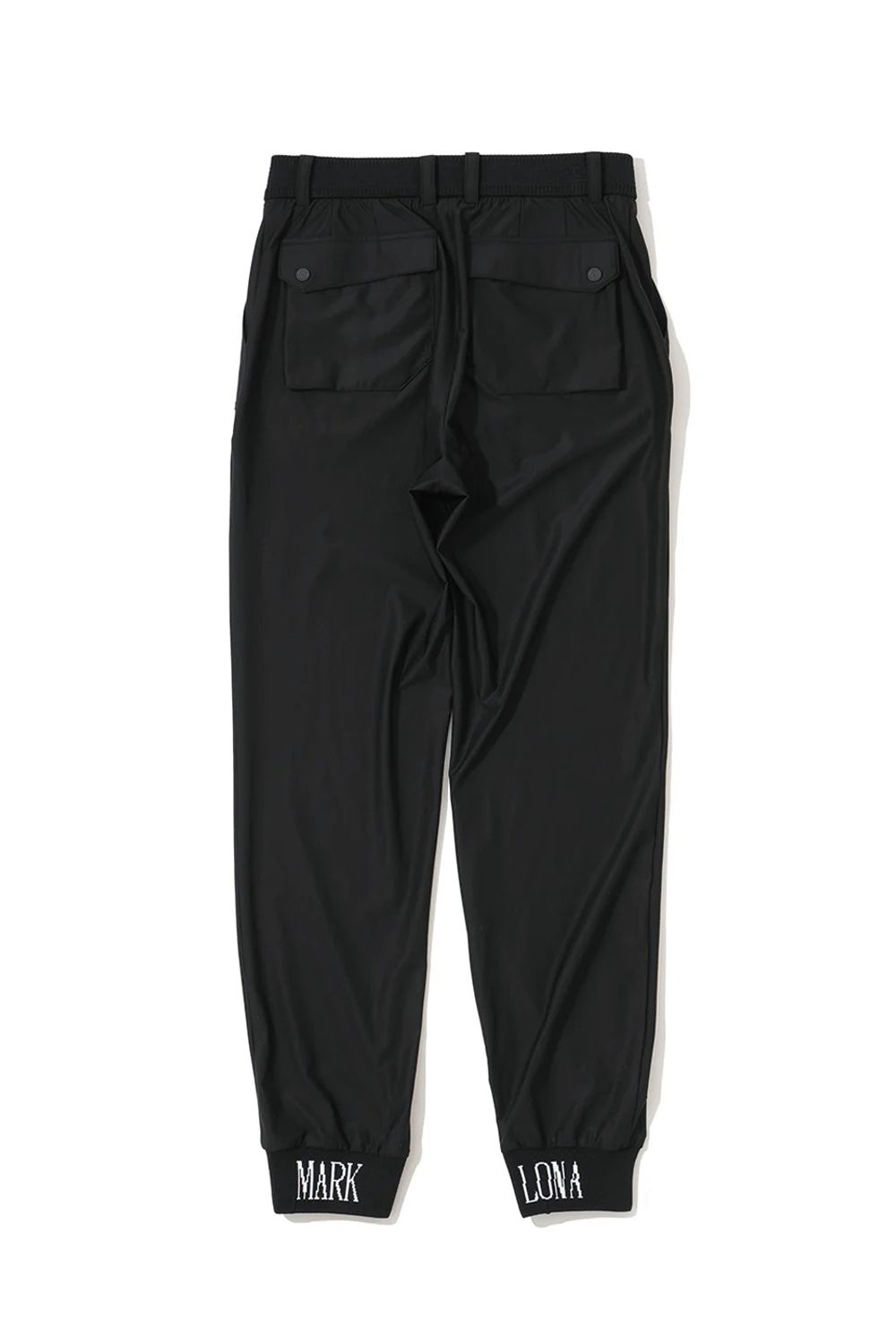 【26SS】【レディース】【T-LINE】 VELOCITY TAPERED PERFORMANCE JOGGER / モノトーン ポリエステルトリコット ジョガーパンツ (ブラック)