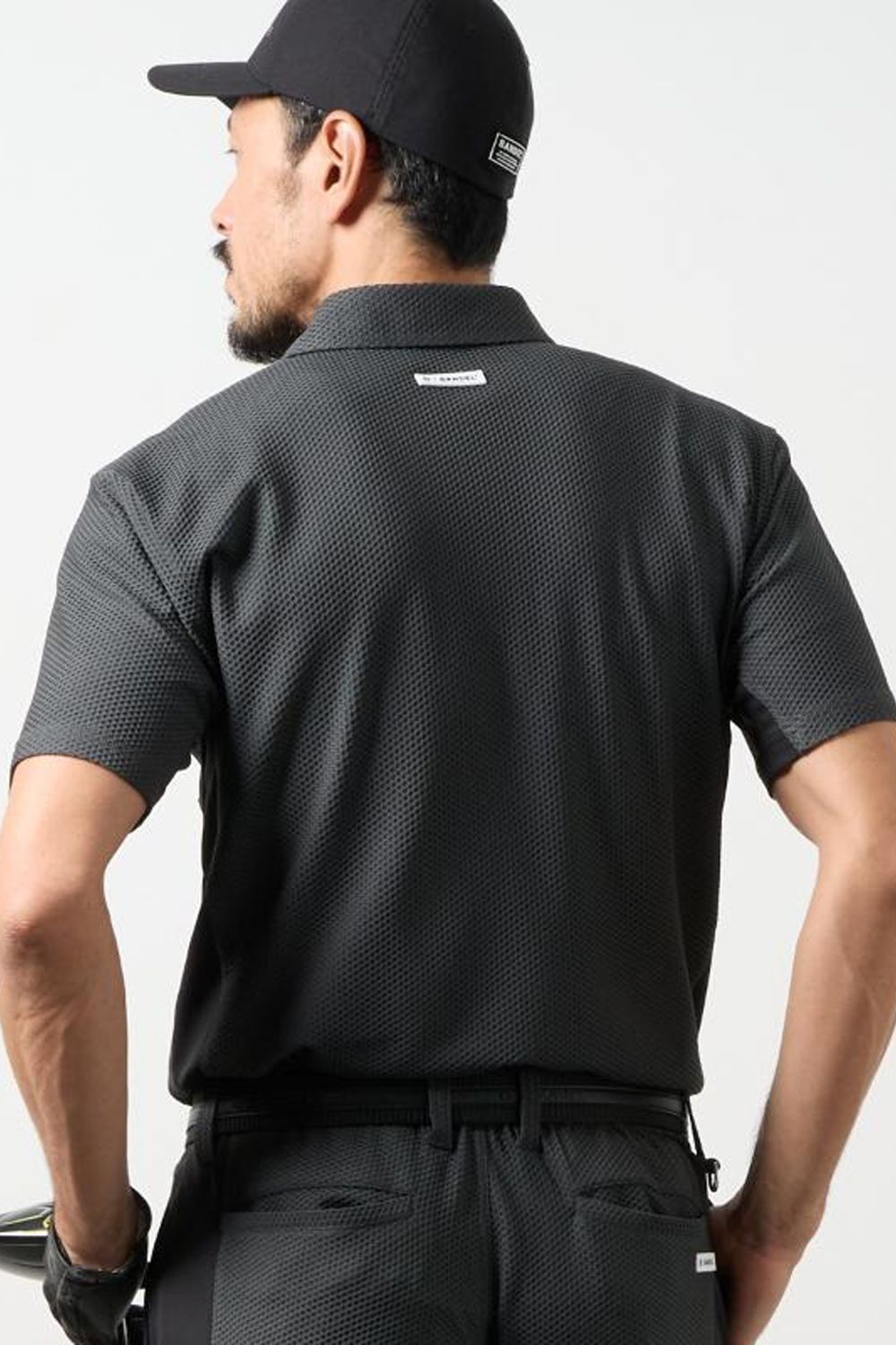 【26SS】 DRY WAFFLE SWITCH POLO / ドライワッフルスウィッチポロシャツ (チャコールグレー)