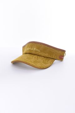 【2024AW 木村拓哉さん着用 VOL.1】 ESSENCE VISOR / オリジナルロゴジャカード サンバイザー (ブラウン)