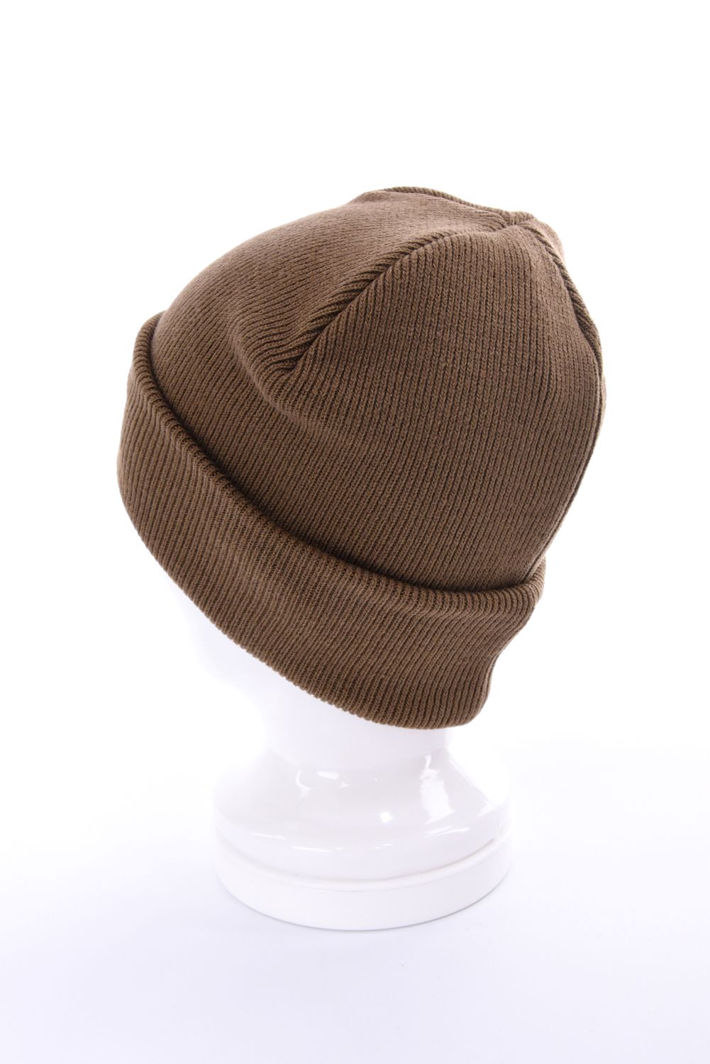 【26AW】 DVG LOGO BEANIE / ブランドロゴ刺繍 ニットビーニー (ブラウン)