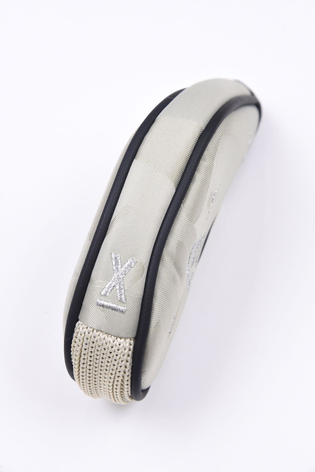 PREMIUM GAUGE IRON COVER / コーデュラナイロン レザーパイピング オリジナルカモジャカード アイアンカバー9個セット (アイスグレー)