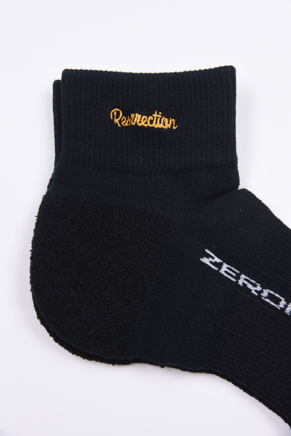【ZEROFITコラボ】 BASIC LOGO SHORT SOCKS / ベーシックロゴ ショートソックス （ブラック）