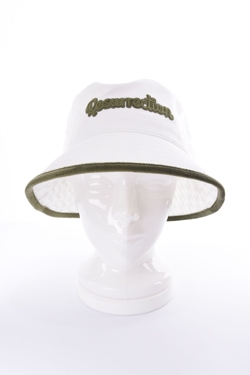 【26AW】 VELOUR BRIM BUCKET HAT / ベロアブリム バケットハット (ホワイト)