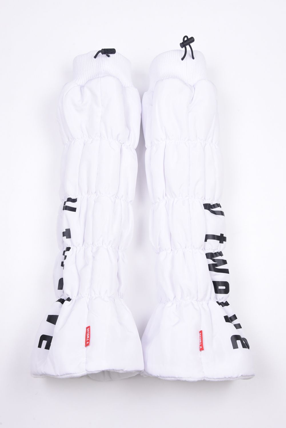 【レディース】 VL LEG WARMER / ブランドロゴ 中綿入りレッグウォーマー (ホワイト)