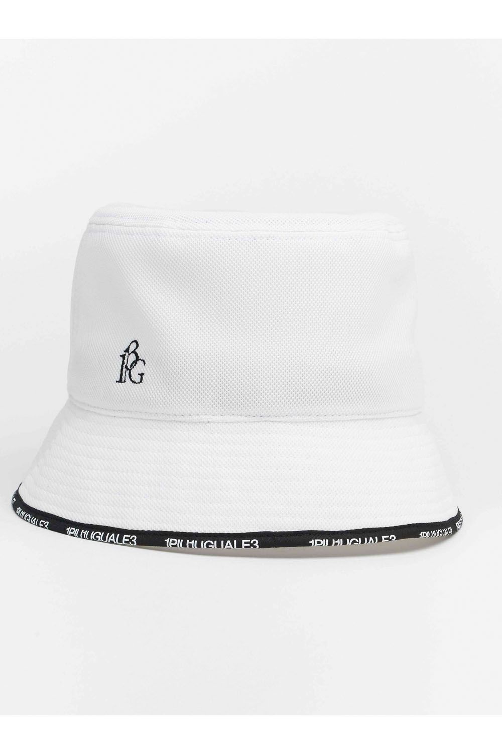 BUCKET HAT / ブランドロゴ カノコ バケットハット ホワイト (8月∼9月頃入荷予定) - フリーサイズ