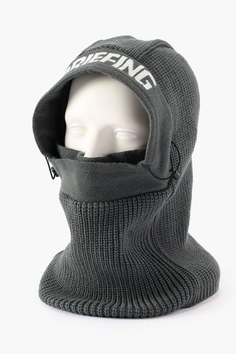 【26AW】 KNIT BALACLAVA / ニット バラクラバ (グレー)