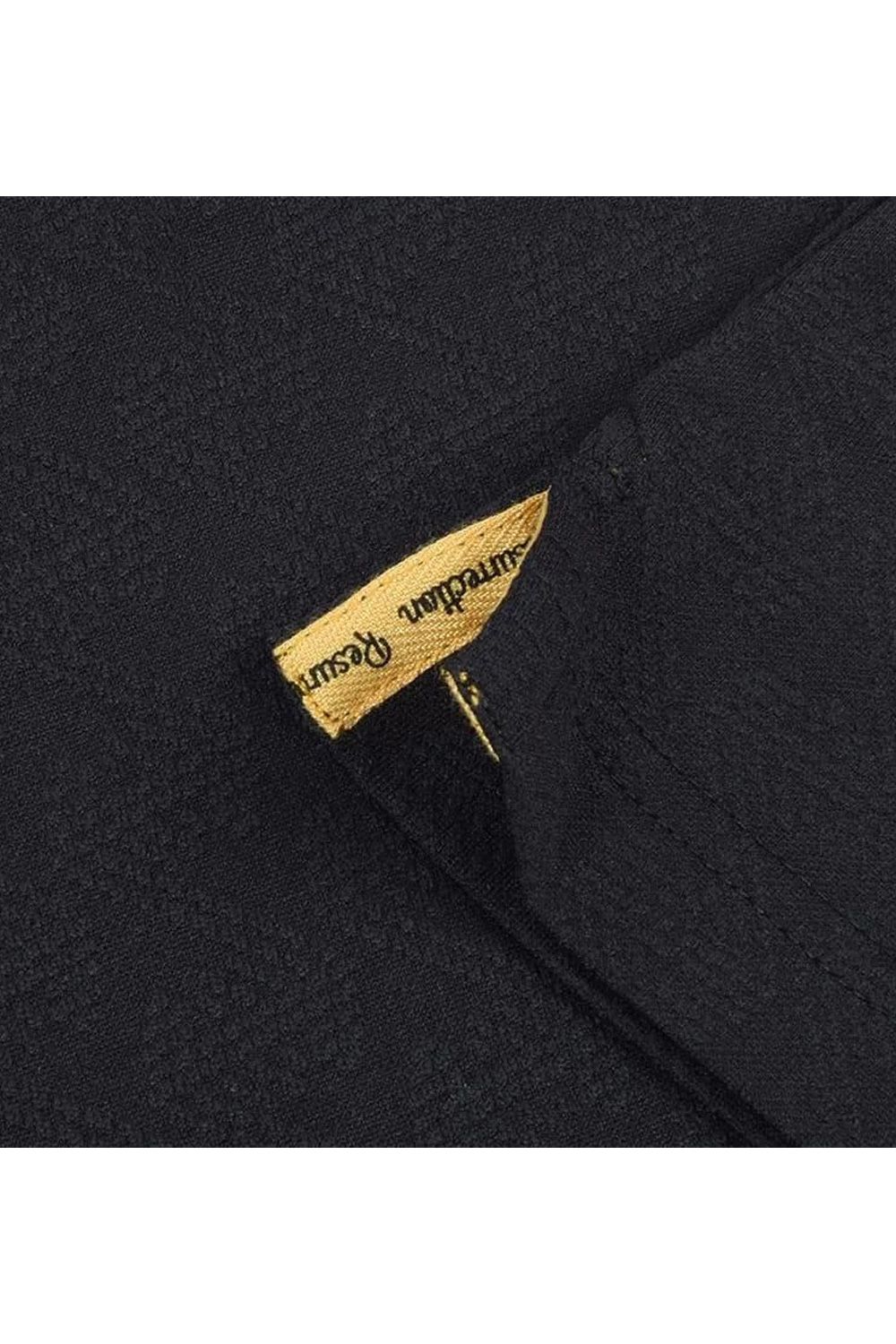 【26AW】【レディース】 GM JACQUARD POLO / オリジナルテキスタイルジャガード ポロシャツ (ブラック)*