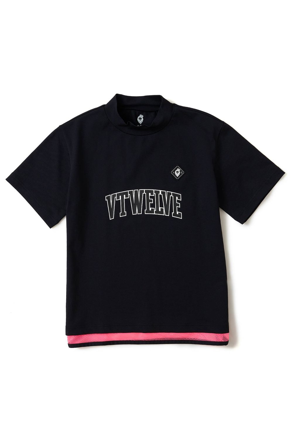 【26SS】 【レディース】 SNEAK MOCK / スニーク モックネックTシャツ (ブラック)