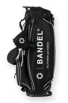 【銀行振込・代金引換不可】【返品・交換不可】  BANDEL × elitegrips D-Type 9.5inch CADDY BAG / エリートグリップ コラボレーション キャディバッグ (ブラック)