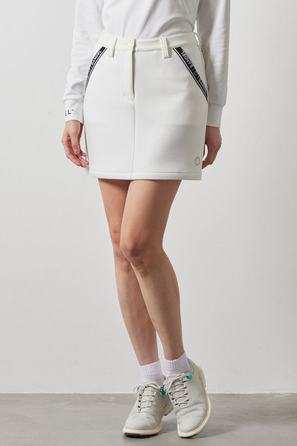 【レディース】 NYLON POCKET SKIRT / ダンボール素材 カーゴポケット スカート (ホワイト)