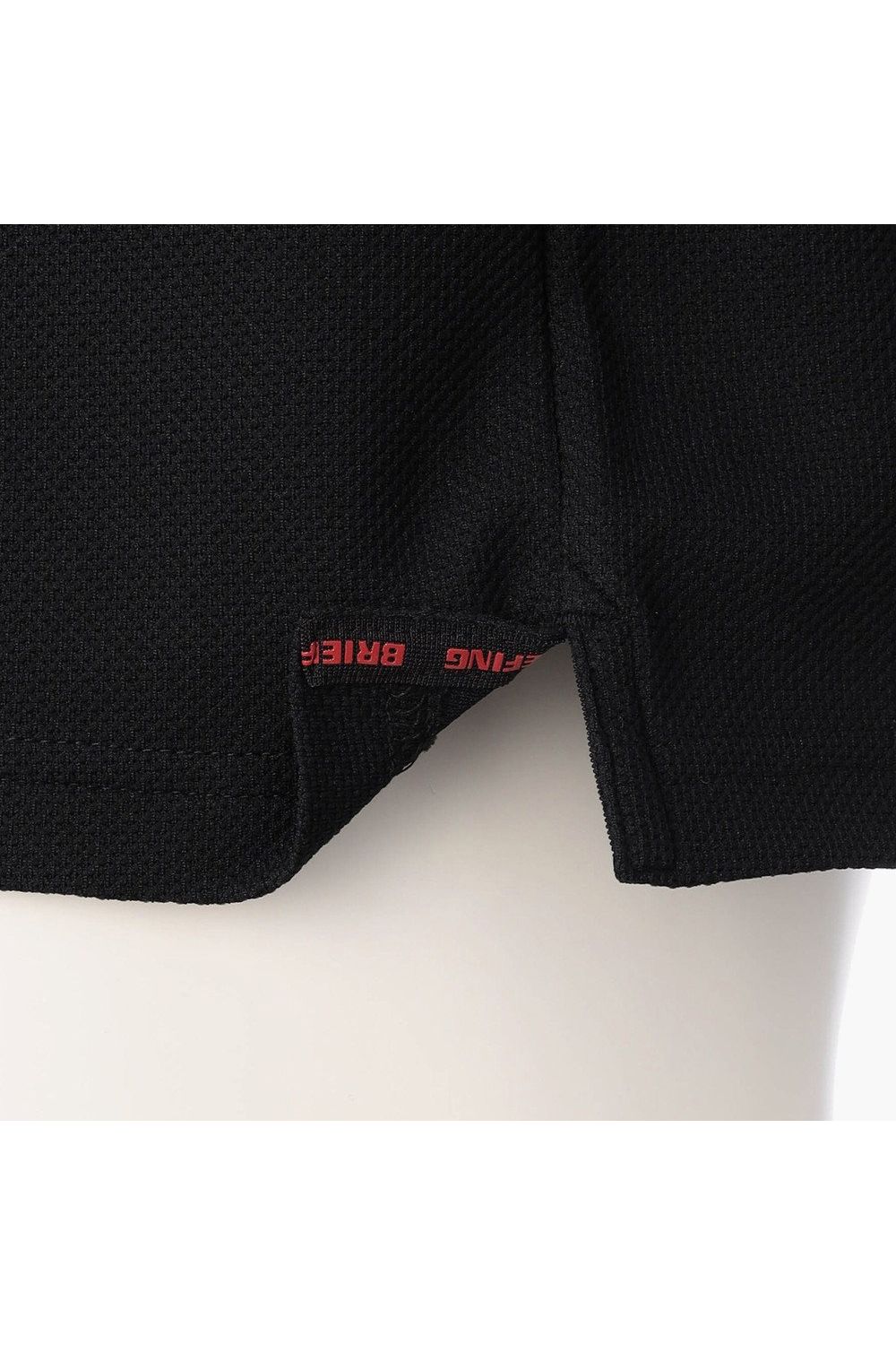 【26AW】 MEN’S BASIC LS POLO / ベーシック ブランドロゴ 長袖ポロシャツ (ブラック)