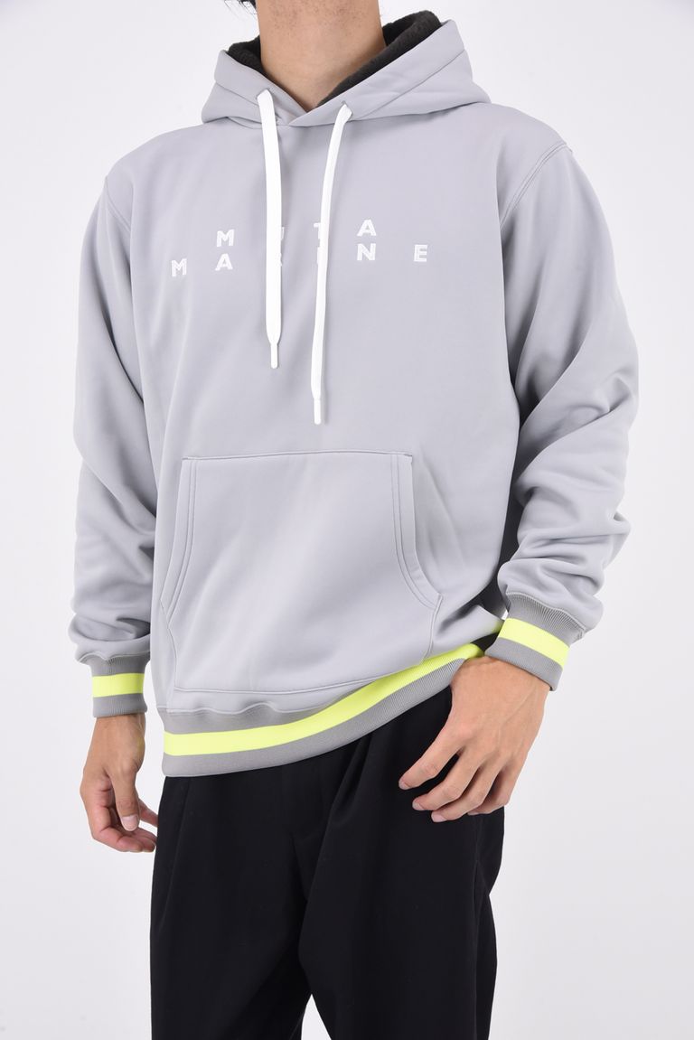 muta - LOGO SWEAT PK / ロゴ スウェット パーカー (グレー  