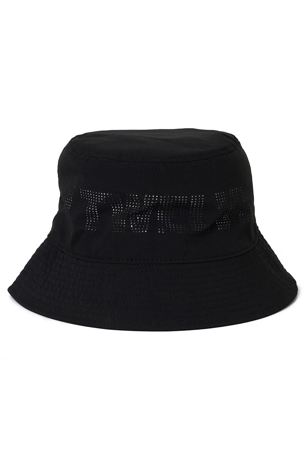 【26SS】 PERFORATE HAT / パンチングロゴ バケットハット (ブラック)
