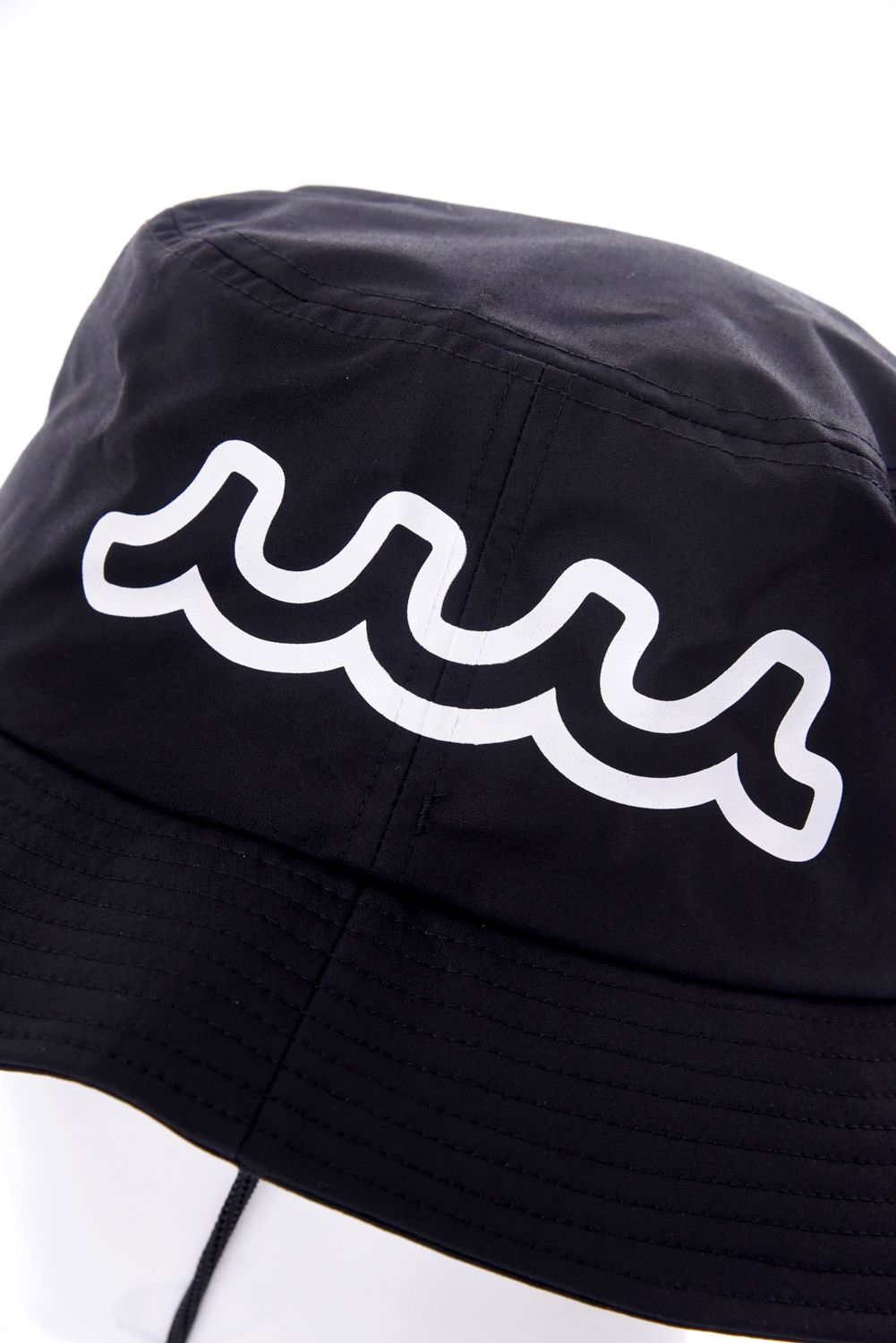REIN BUCKET HAT / 防水 ロゴ バケットハット (ブラック)