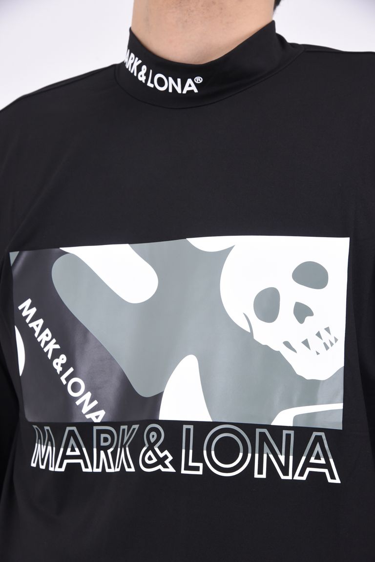 MARK&LONA - CRAY MOCK NECK SHIRTS / ジャージロメリーナ オリジナル  