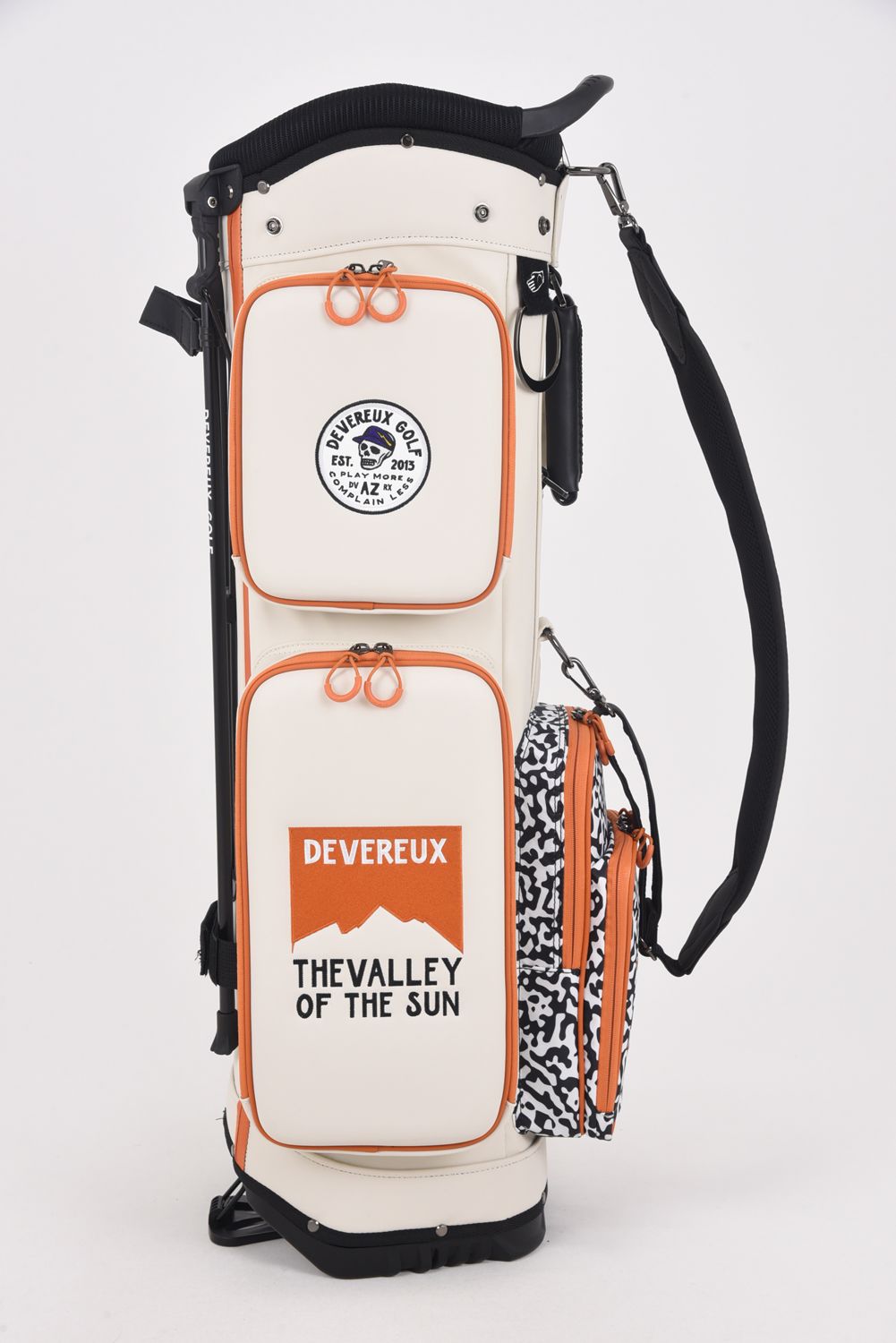 【銀行振込・代金引換不可】【返品・交換不可】 SOUTHWEST DEEP SIDE POCKET CADDIE BAG / ディープサイドポケット スタンドタイプ キャディバッグ (ホワイト)