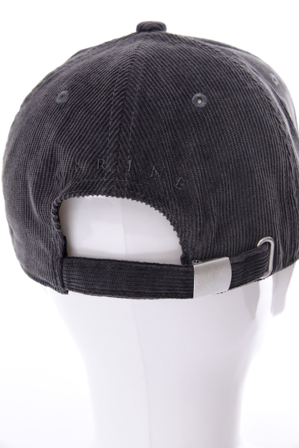 【26AW】 METAL LOGO CORDUROY CAP / WAVEメタルプレート コーデュロイキャップ (グレー)