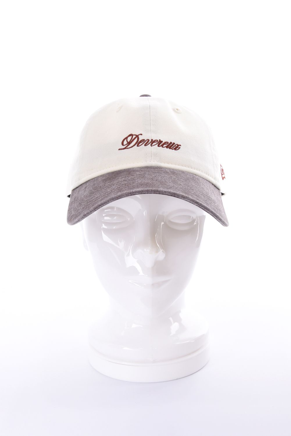 【26AW】 DEVEREUX*NEWERA CREW CAP / ニューエラコラボ ベースボールキャップ (エクリュ)